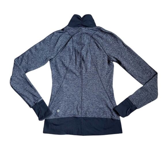 Lululemon Runderful 1/2 Zip Mini Check Pique Black Heathered Black / Black - Picture 5 of 11